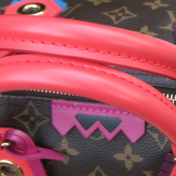 LOUIS VUITTON LIMITED EDITION MONOGRAM CANVAS SPEEDY 30 TOTEM-100% AUTHENTIC - Picture 10 of 16